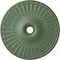 Ekena Millwork Galveston Ceiling Medallion (Canopies up to 4 3/4"), 36 5/8"OD x 3 5/8"ID x 2 3/8"P, Athenian Green CM36GLAGF - alternate 1